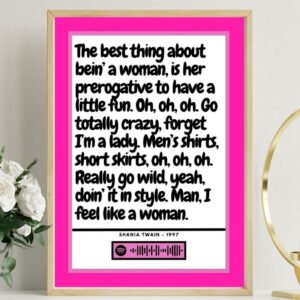 Shania Twain - Man I Feel Like a Woman