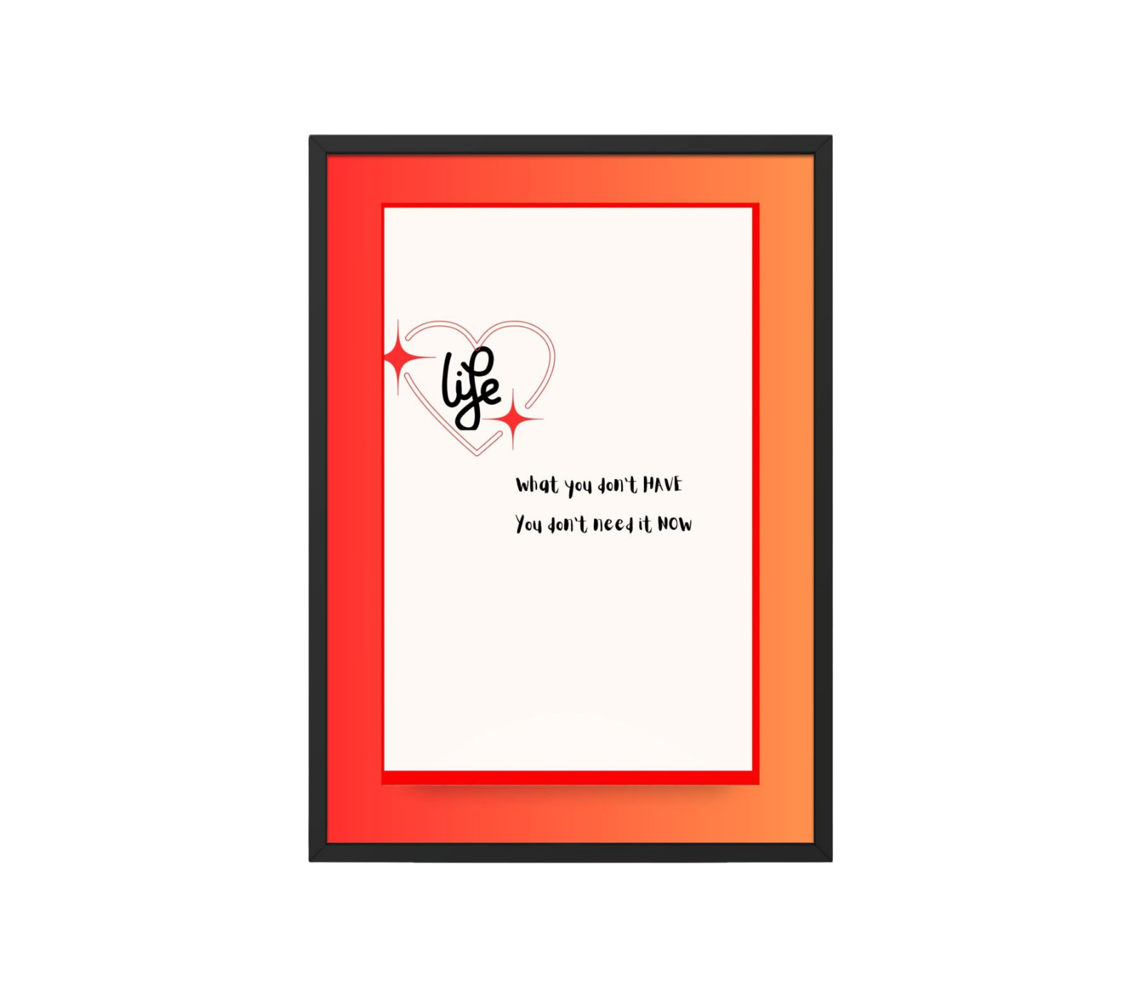 Portrait Framed Art Print U2 - Beautiful Day